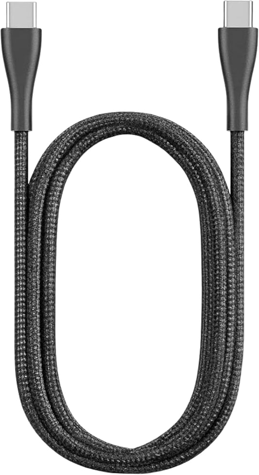 Type C Fast Charging Data Cable, 3 Meter, Black