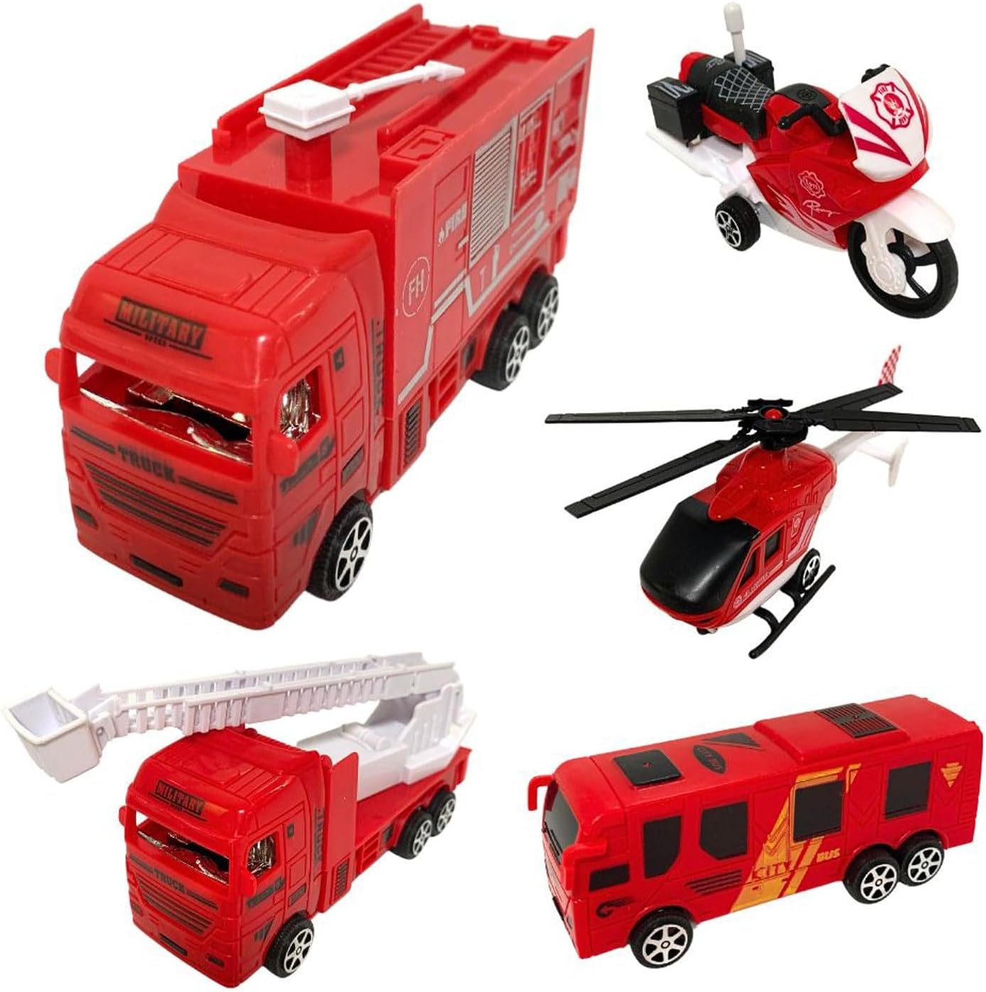 Fire City Rescue Set - Complete Firefighter Simulation Playset