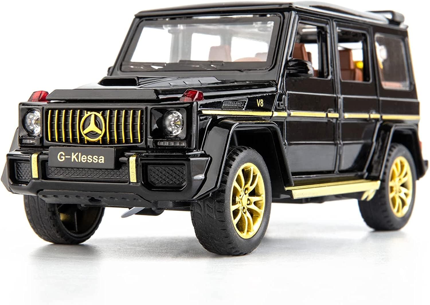 72 Pieces 1:24 Scale Mercedes Benz Model Cars (Black Toy Car for Kids – Boys – and Girls – Die-Cast Metal – Perfect Gift for Boys – Girls – and Car Enthusiasts – High-Quality Kids’ Gift)