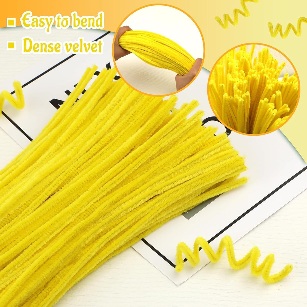 144 Pieces PARA CRAFT 20 PC Yellow Paracord Crafting Kits for DIY Projects and Outdoor Use