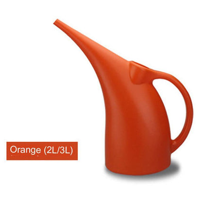 Eco-Friendly Water-Saving Garden Watering Can - Orange & Green