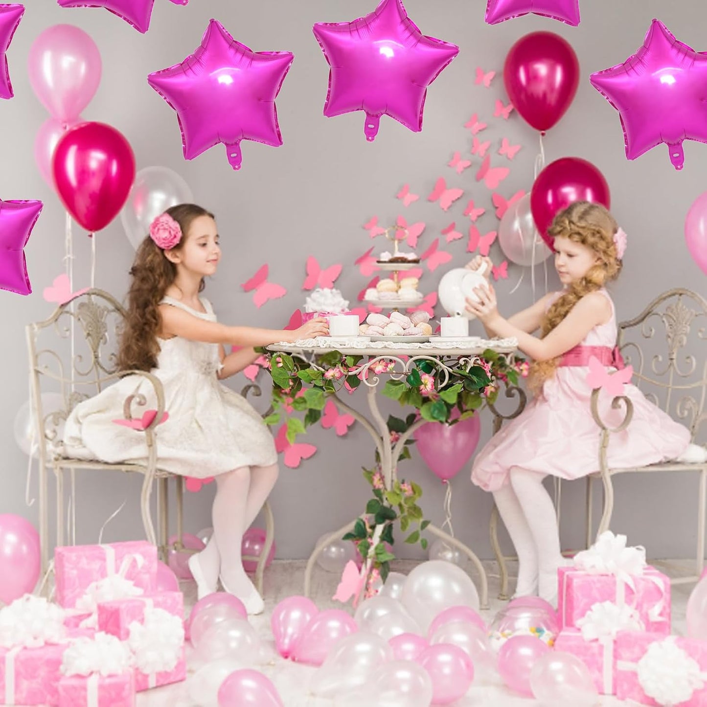 18 Inch PinkStar Aluminum Foil Balloon – Party Decoration, Celebration, Birthday, Anniversary, Event Decor
