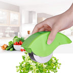 120 Pieces Herb Grinders with Roller (6 Stainless Steel Blades for Efficient Herb and Vegetable Cutting – Manual Hand Scallion – Mint – and Vegetable Mincer for Safe and Easy Use)
