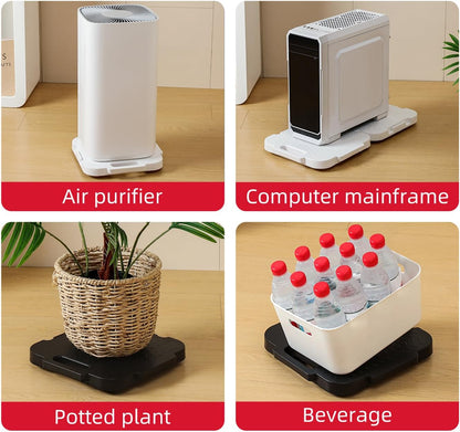 Mobile Flatbed Cart – Portable White Design