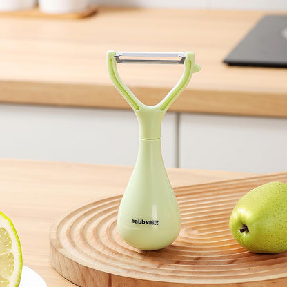 Ergonomic Tumbler Peeling Knife - Green