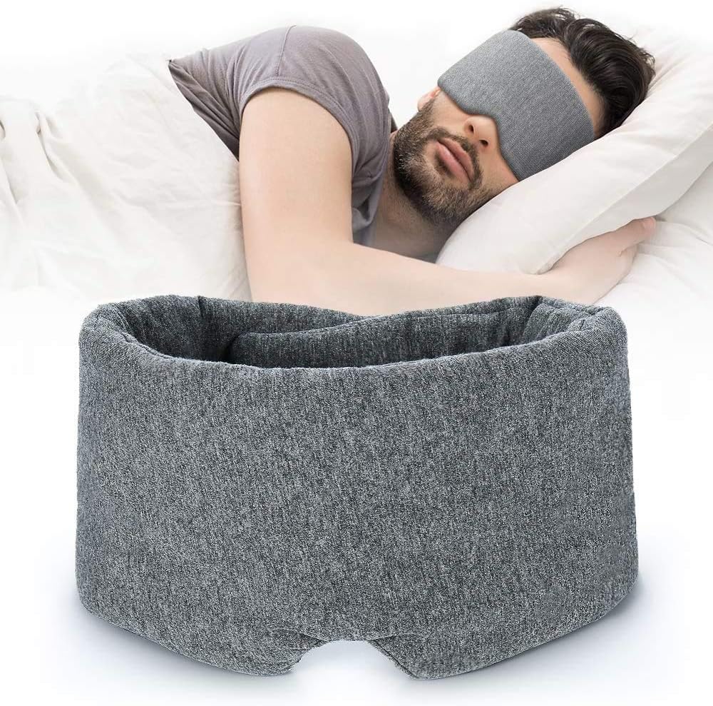 120 Pieces 100% Handmade Cotton Sleep Mask Blackout - Comfortable & Breathable Eye Masks for Sleeping (Adjustable Blinder with Travel Pouch - Perfect for Relaxation & Travel)