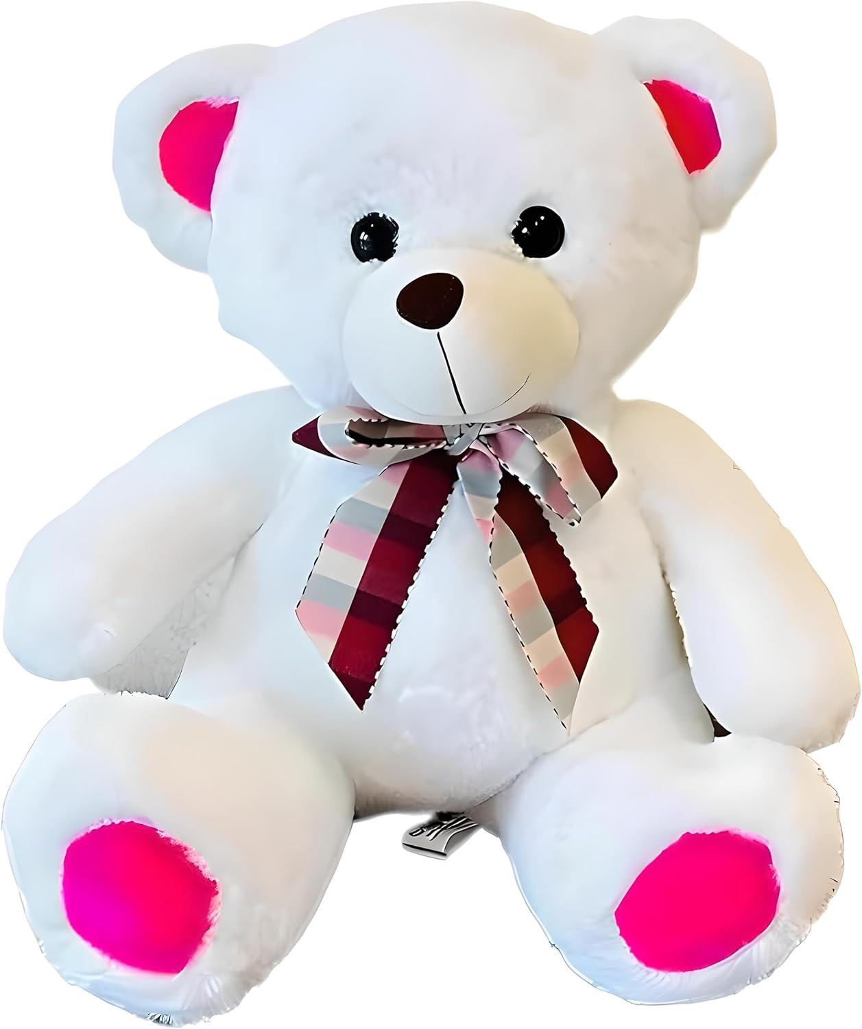 White Teddy Bear 35cm - Plush Stuffed Bear Toy for Kids & Home Décor
