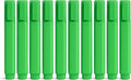 96 Pieces Classic Highlighter Pen Sets (Fast-Drying – Long-Lasting Rainbow Colors with Large Ink Reservoir – Twist Cap – PP Barrel for Durability – Refillable for Sustainable Use – Set of 10 Pieces – Green)