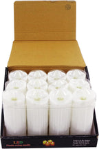 48 Pieces 12PCS Battery Operated Flameless Tea Light Candles Boxes (LED Home – Wedding – Party & Restaurant Decor – 5x13cm.)