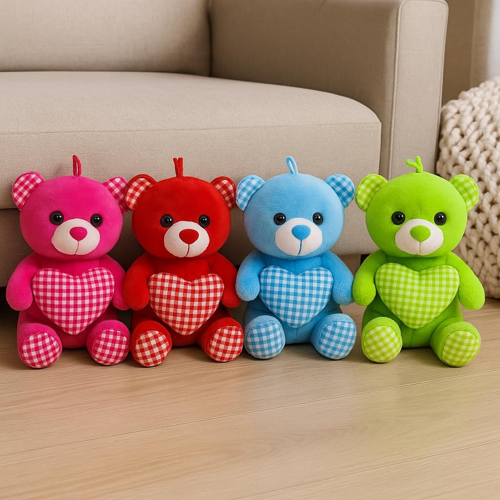 96 Pieces Hanging Teddy Bears (20cm Plush Toy for Kids and Adults – Adorable Design with Soft Material – Lightweight and Durable – Perfect for Room Décor – Gifts – and Collectibles)