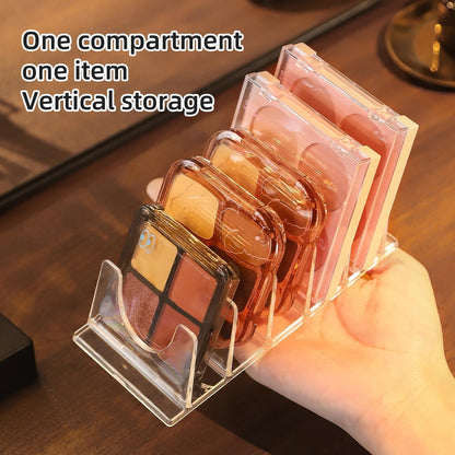 U-shaped Eye Shadow Tray - Transparent Compact Design, Pack of 3