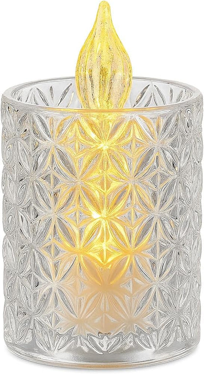 24pcs LED Tea Lights Flickering Flameless Candles – Battery Operated 3.6x6.5cm Candle Lights for Home, Wedding, Party, Decoration, Event