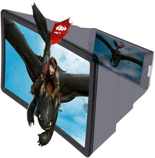 3D Screen Magnifier for Mobile Phones - Black 3D Video Screen Enhancer
