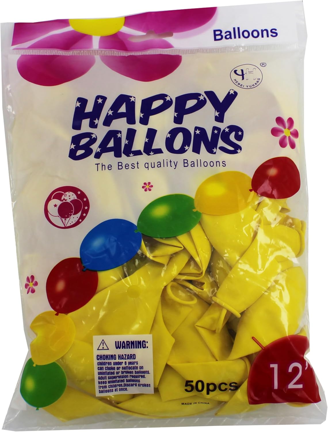 120 Pieces Matte Yellow Latex Balloons 50 Pieces 12 Party Balloons Non-Toxic Durable Wedding Birthday Baby Shower Sets