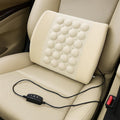 72 Pieces Car Seat Vibrating Massage Cushions For Backpain Relief and Comfort Drive (with car adapter – Beige)
