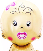 240 Pieces Baby Girl Foil Balloons (1pcs/Card for Baby Shower & Birthday Celebration)