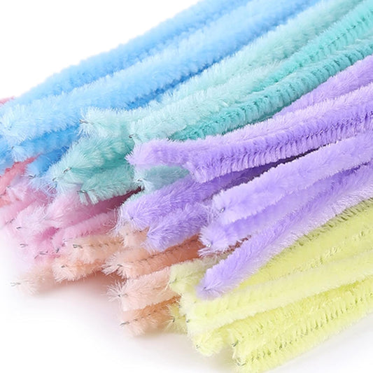 Chenille Stems for Creative Craft, Assorted Colors for DIY Creative Projects