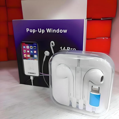 Head Set Lightning Connector Adapter for iPhone iPad, Audio & Charging
