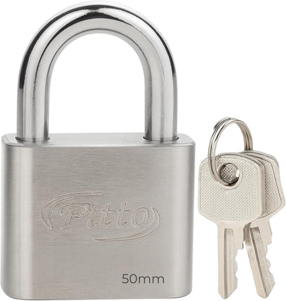 50mm Padlock with Key - Durable and Secure Locking Solution