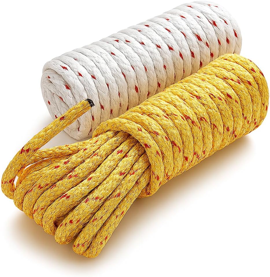 120 Pieces 10m Rope Clotheslines (8mm Thick Durable Natural Rope for Laundry – Indoor & Outdoor Use – Eco-Friendly and Strong for Heavy-Duty Drying)