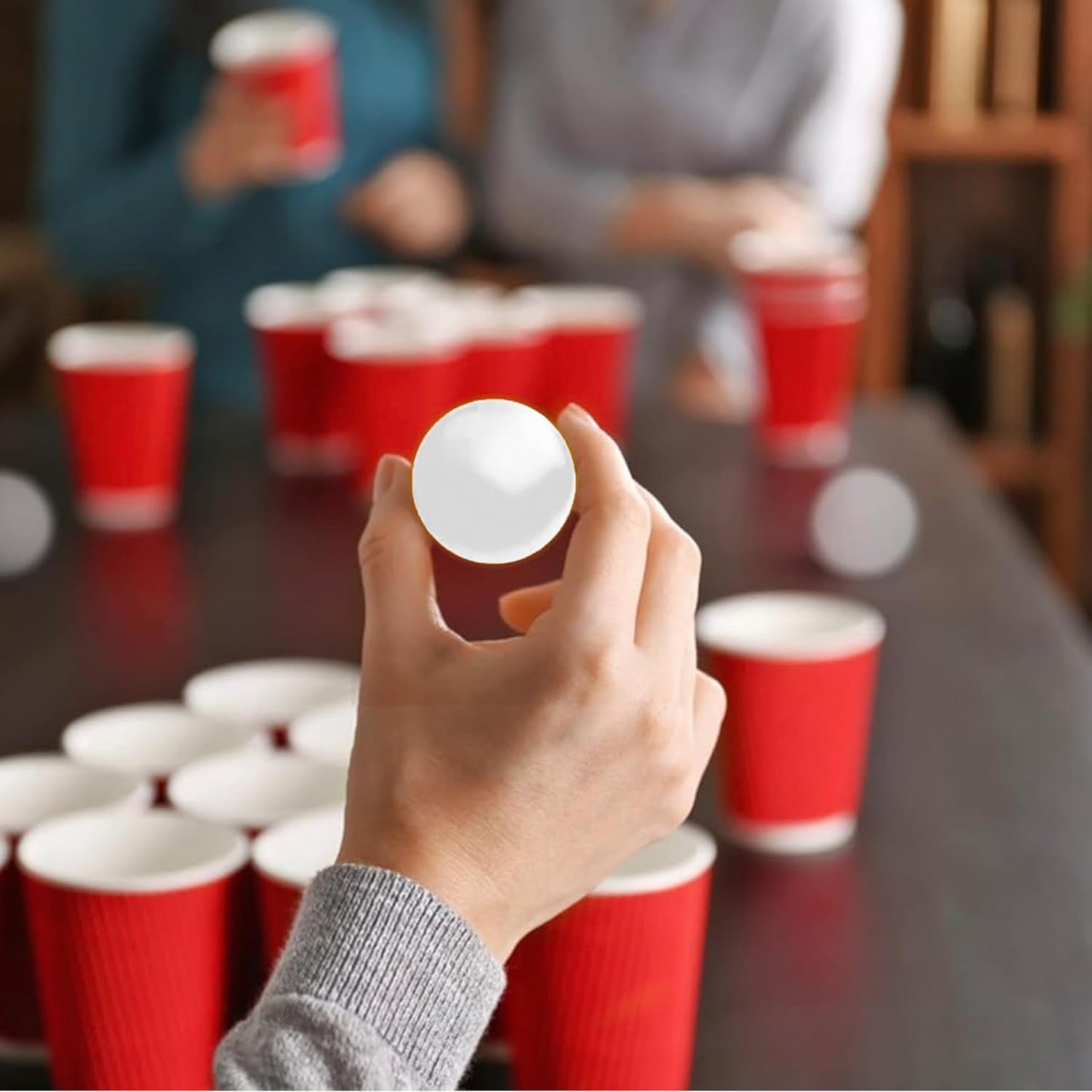 Table Tennis Balls 10PCS/Pack White – Classic Indoor & Outdoor Table Tennis, Ping Pong Balls for Recreational Play, Durable and Consistent Performance