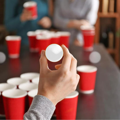Table Tennis Balls 10PCS/Pack White – Classic Indoor & Outdoor Table Tennis, Ping Pong Balls for Recreational Play, Durable and Consistent Performance