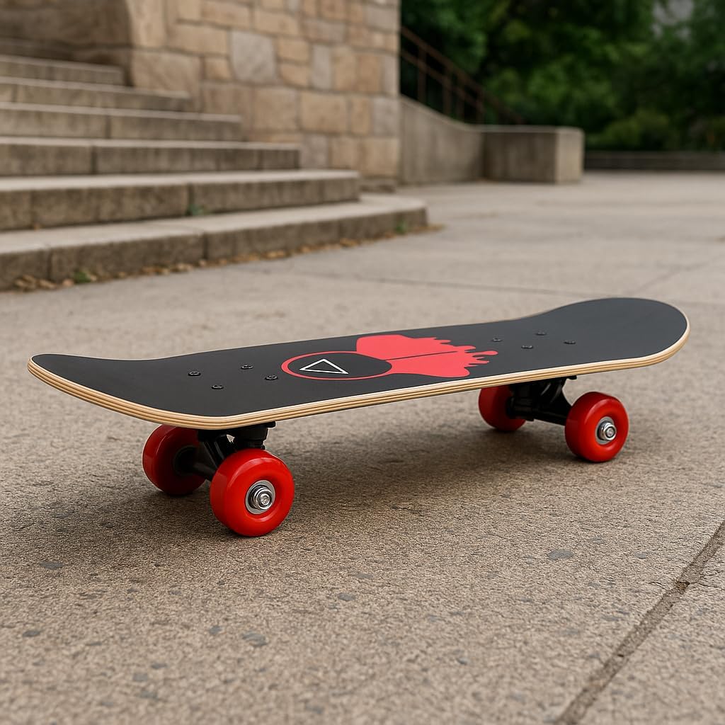 60 Pieces 78x20cm Kids Skateboard -s (9 Layer Maple Wood Complete Skateboard for Beginners – Durable – Lightweight – Safe Board for Kids & Teens on Amazon.ae)