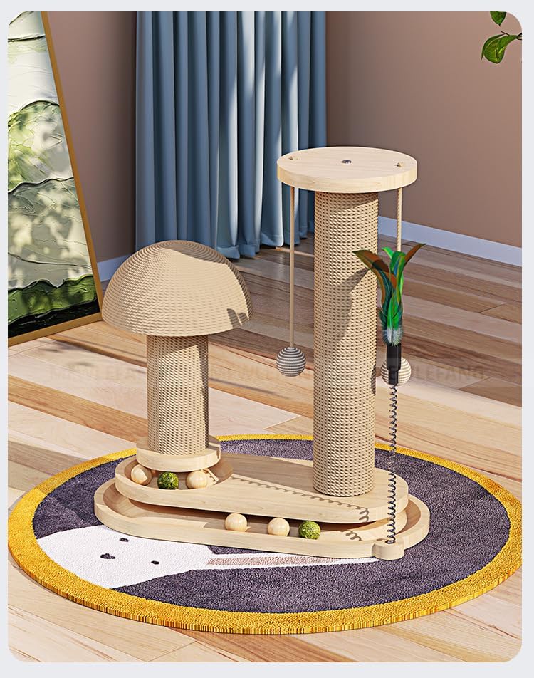 Cat Scratch Toy – Interactive Design – Assorted Colors