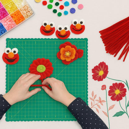 PARA CRAFT 20 PC Red Crafting Set for DIY Projects and Art Supplies