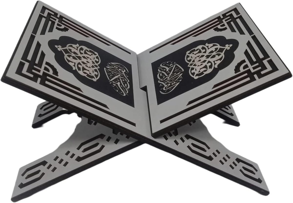 96 Pieces Quran Holder - Premium Wooden Book Stands (Adjustable and Foldable – Ideal for Quran Reading – Prayer – Islamic Decor – Sturdy & Elegant Design for Home – Mosque – and Gift)