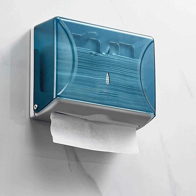 Fitto Tissue Box, Perforation-Free Wall-Mounted, Durable, Suitable for Commercial Use, Hotels, Toilets, Kitchens