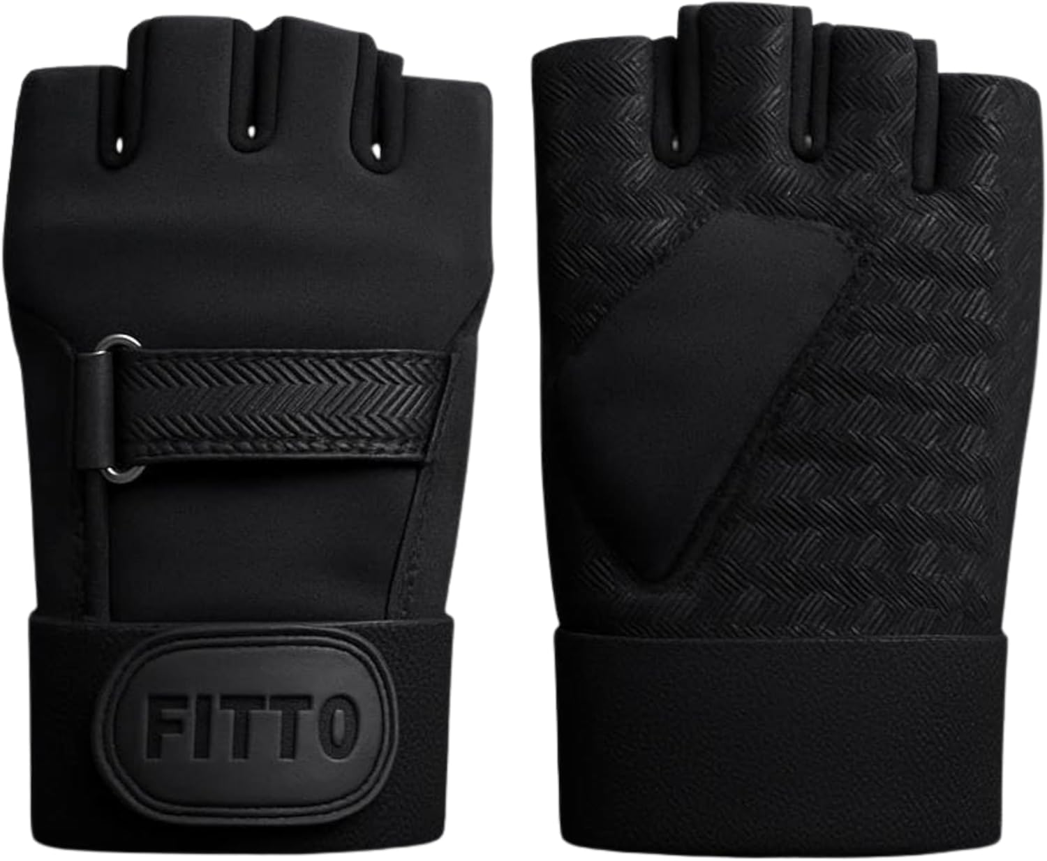 96 Pieces Workout Gloves for Men & Women - Black Breathable Gym Gloves for Weightlifting (Crossfit – Cycling with Anti-Slip Padded Palm & Adjustable Wrist Strap)
