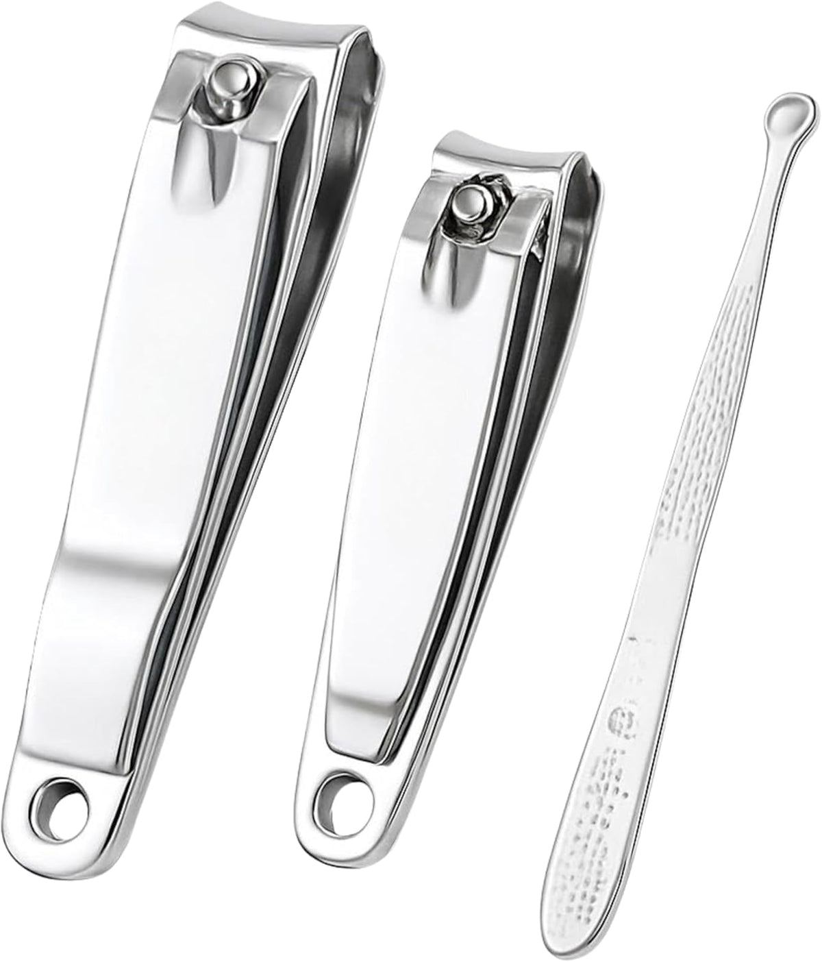 96 Pieces Nail Clipper Set Stainless Steel Fingernail & Toenail Clippers 2pcs (7.85x1.6cms (6.15x1.2cm) Manicure Pedicure Travel)