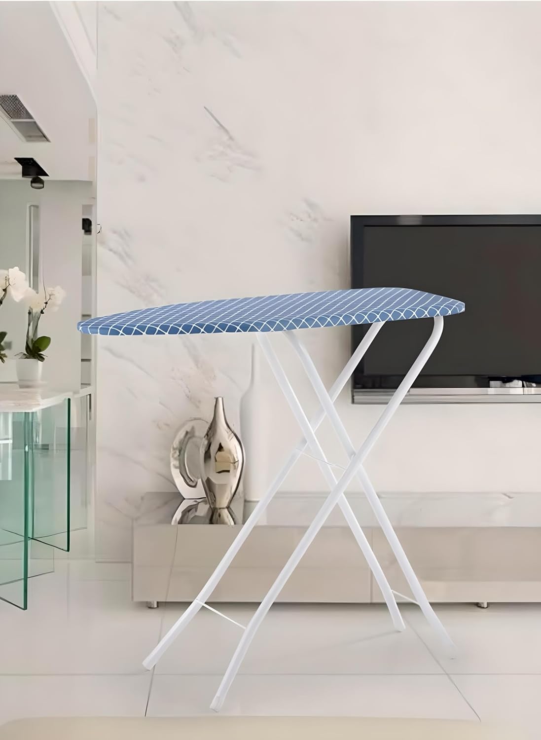 72 Pieces Large Folding Ironing Boards with Adjustable Height (Non-Slip Surface – Steam Iron Rest – Retractable Legs – and Heat-Resistant Cover – 36 x 12 Inch – Portable and Durable – Assorted Colors)