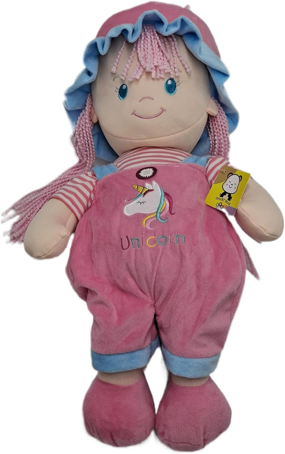 72 Pieces Light Pink Dolls with Pink Hair for Kids