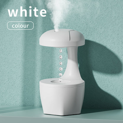 Silent White Humidifier with Energy-Efficient 8-Hour Operation