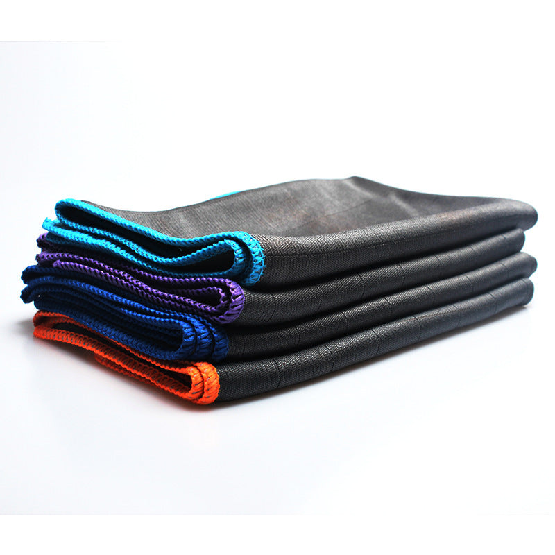Eco-Friendly Quick-Dry Microfiber Towel with Colored Edges