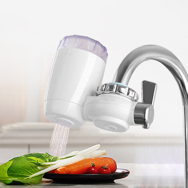 Water-Saving Faucet Filter with Replaceable Cartridge