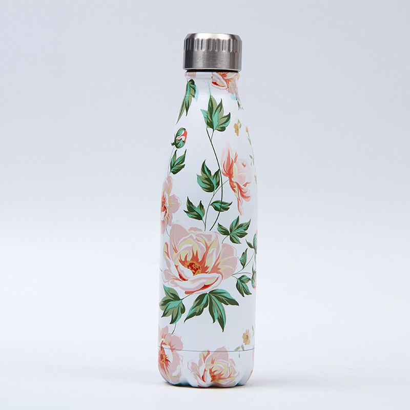 Insulated Stainless Steel Water Bottle - Eco-Friendly, Reusable, 500ml