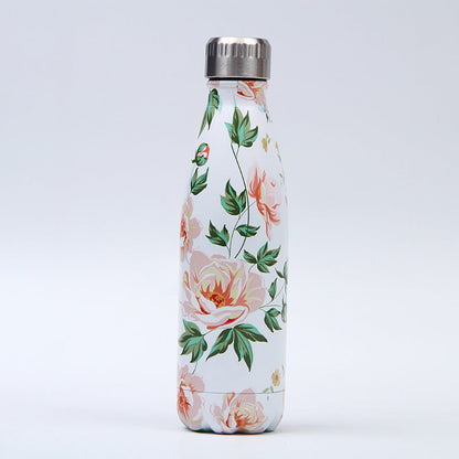 Insulated Stainless Steel Water Bottle - Eco-Friendly, Reusable, 500ml