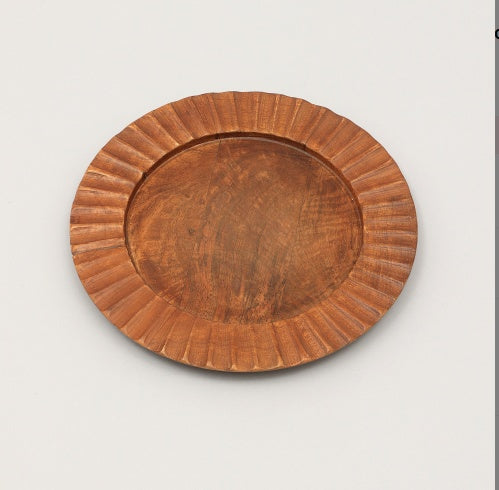 Eco-Friendly Round Wooden Soap Dish - Sustainable Bathroom Accessory
