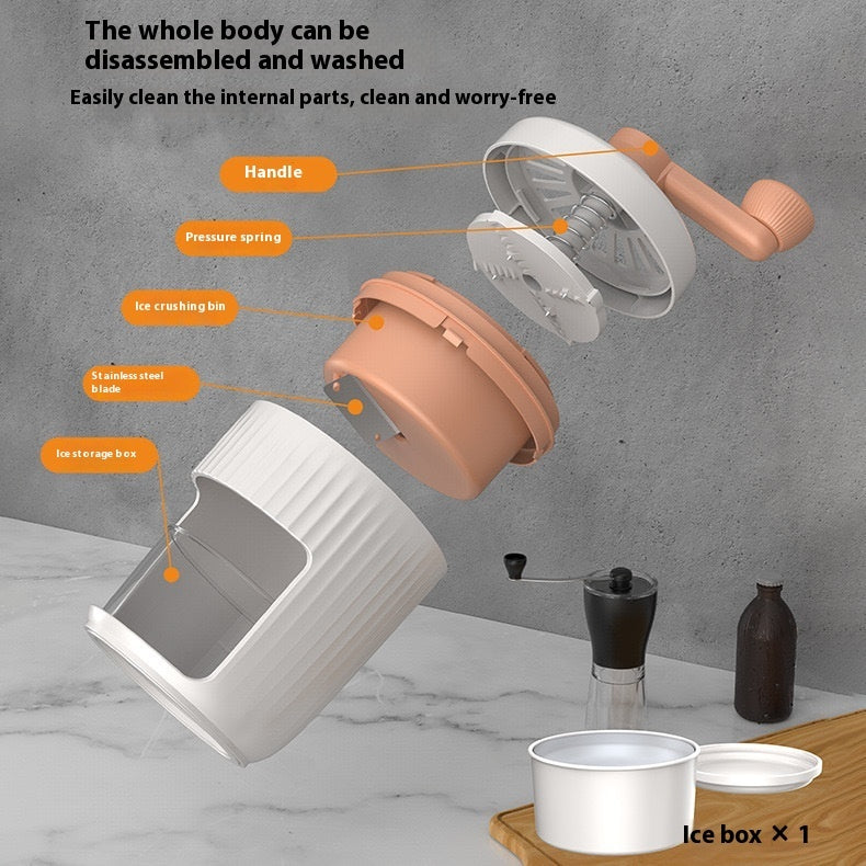 Eco-Friendly Manual Ice Crusher for Sustainable Living