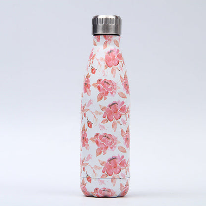 Insulated Stainless Steel Water Bottle - Eco-Friendly, Reusable, 500ml