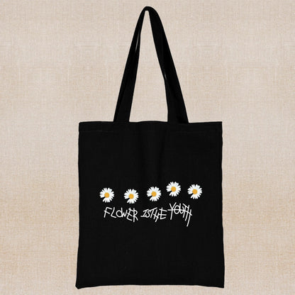 Eco-Friendly Daisy Tote Bag - Sustainable, Reusable, Durable