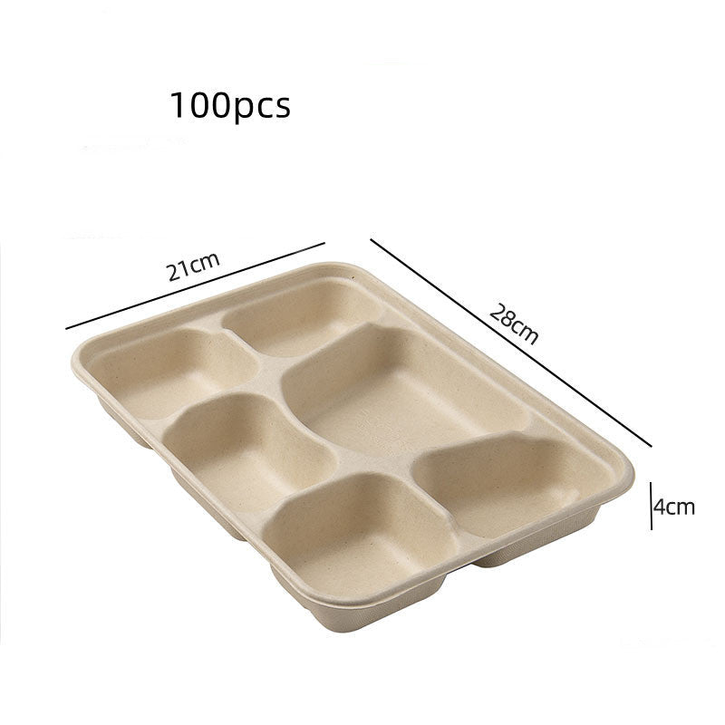 Eco-Friendly Biodegradable Compartmentalized Trays for Sustainable Living