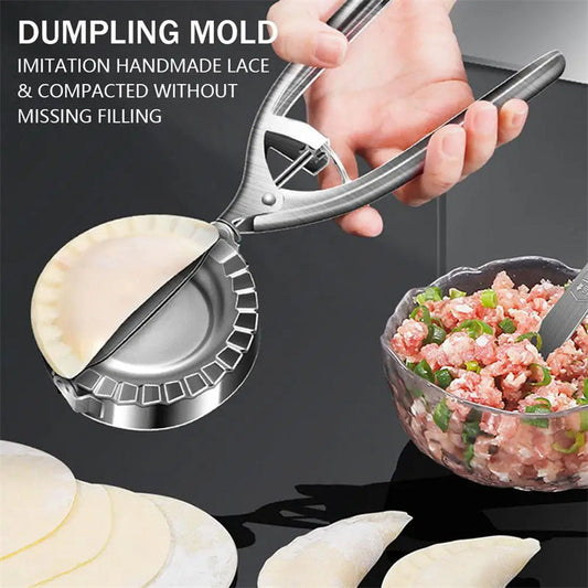 Stainless Steel Dumpling Mold with Handles