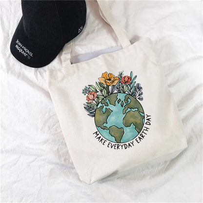 Eco-Friendly Reusable Cotton Tote Bag - Sustainable Shopping Solution