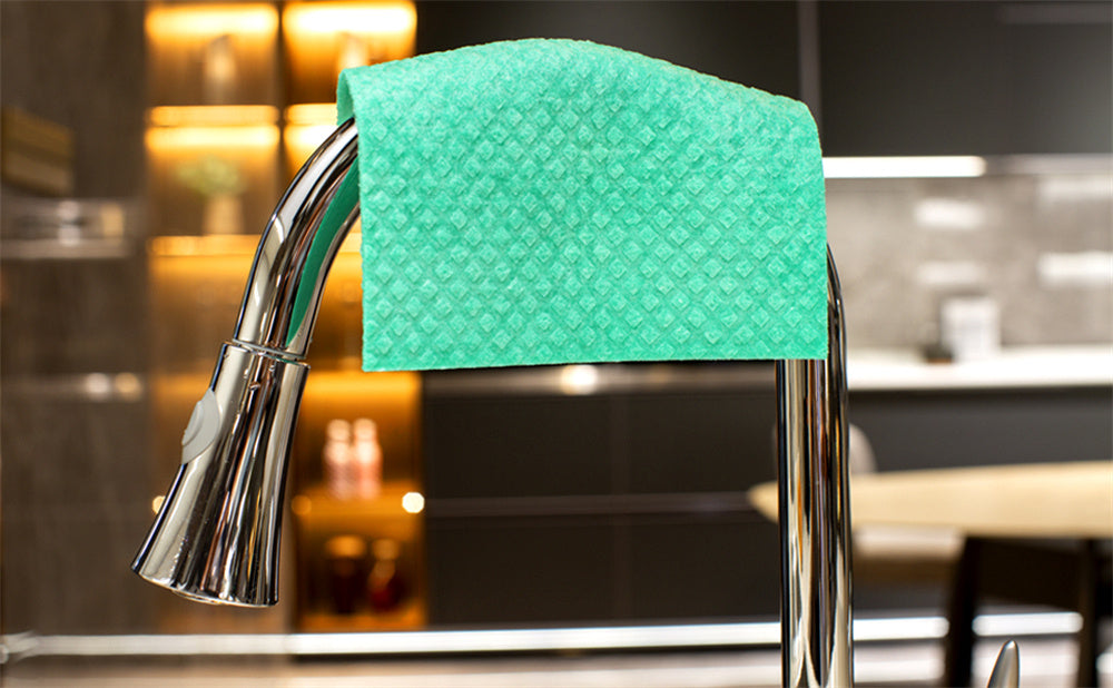 Eco-Friendly Swedish Dishcloth - Green Biodegradable Cleaning Cloth
