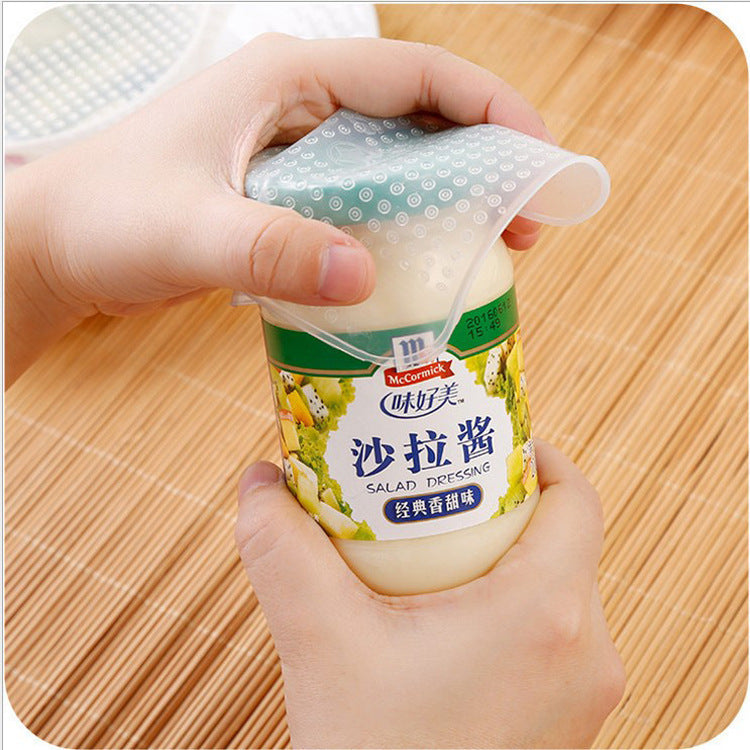 Reusable Silicone Food Covers - Eco-Friendly Stretchable Bowl Lids
