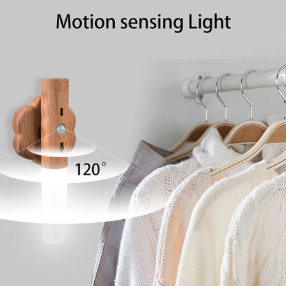 Eco-Friendly Multifunctional Flashlight and Lamp - Natural Wood Design